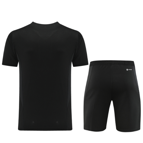 Adidas Black Training Set T-Shirt and Shorts