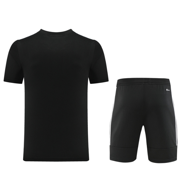 Adidas Black Training Set T-Shirt and Shorts