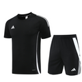 Adidas Black and White Training Set T-Shirt and Shorts