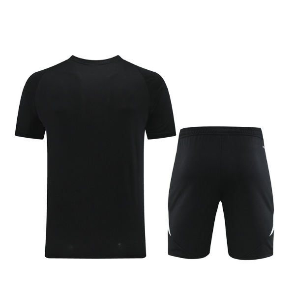 Adidas Black and White Training Set T-Shirt and Shorts