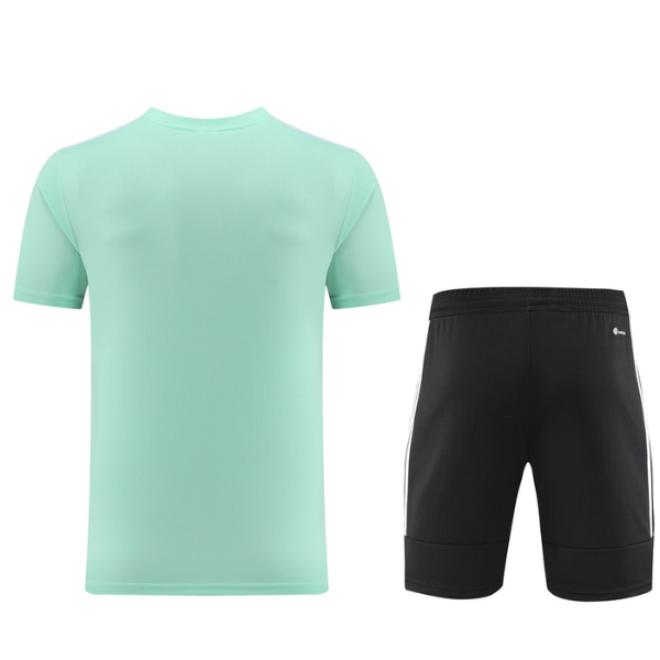 Adidas Light Green Training Set T-Shirt and Shorts