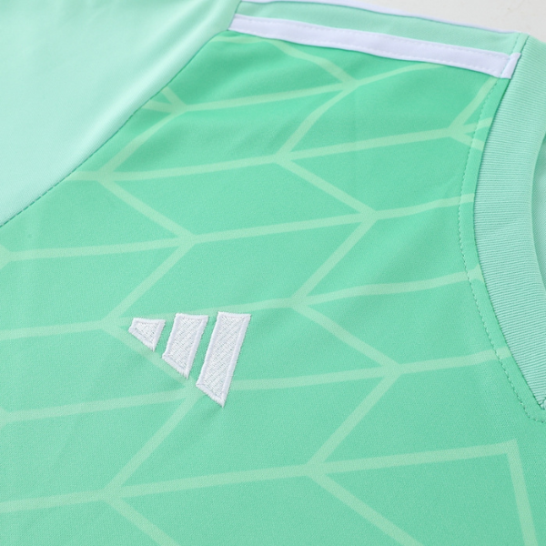 Adidas Light Green Training Set T-Shirt and Shorts