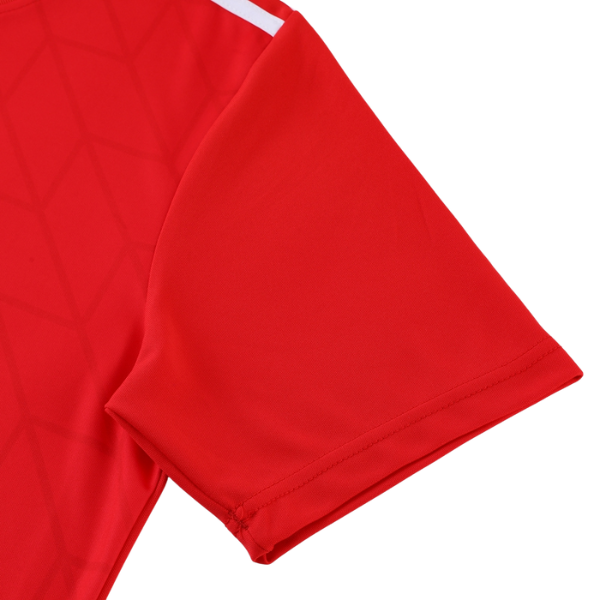 Adidas Red and Black Training Set T-Shirt and Shorts
