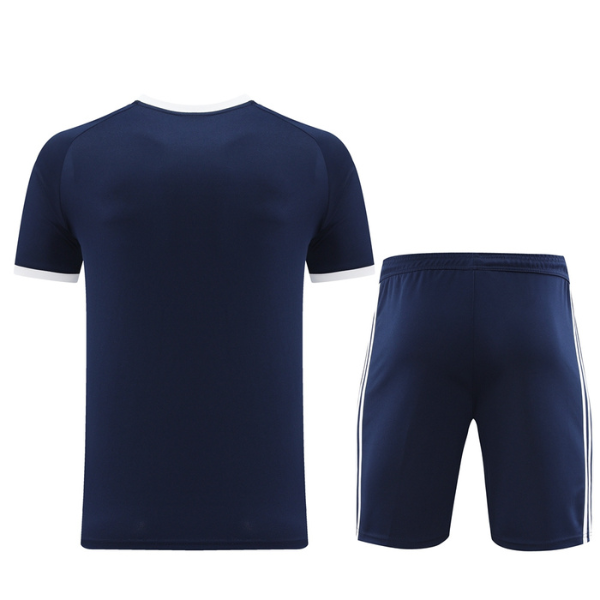 Adidas Dark Blue Training Set T-Shirt and Shorts