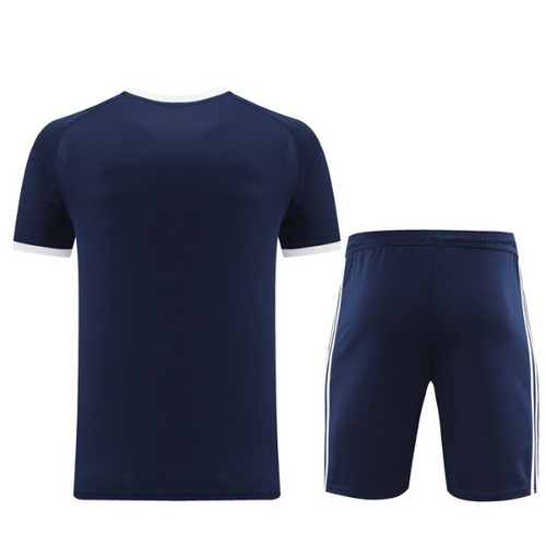 Adidas Dark Blue Training Set T-Shirt and Shorts