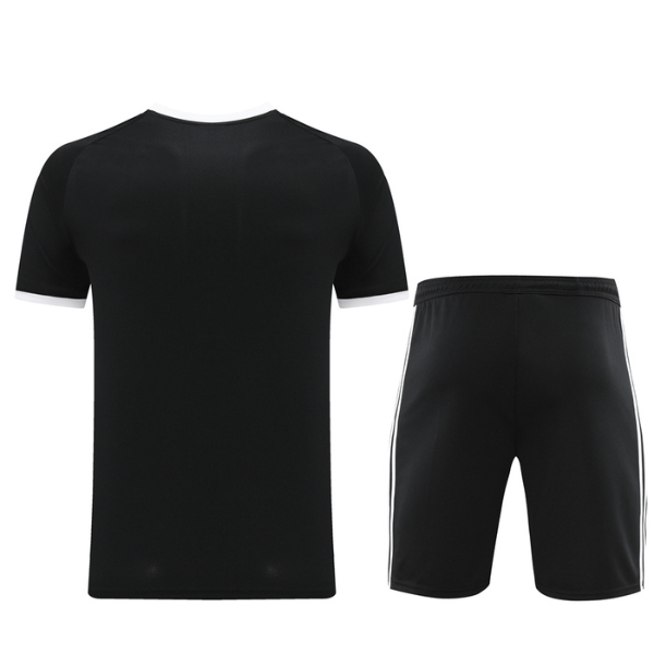 Adidas Black and White Training Set T-Shirt and Shorts