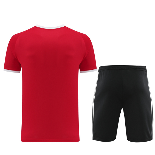 Adidas Red Training Set T-Shirt and Shorts