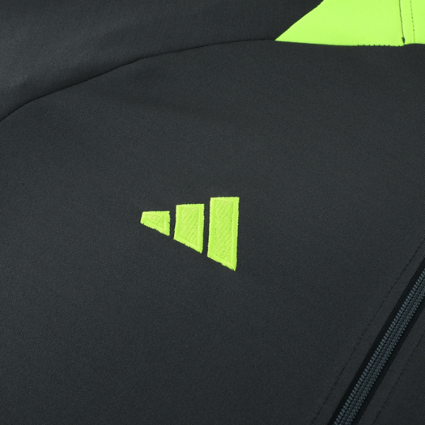 Adidas Grey and Green Cold Set Jacket and Pants