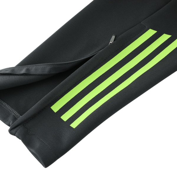 Adidas Grey and Green Cold Set Jacket and Pants