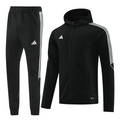 Adidas Cold Set Black and White Coat and Pants