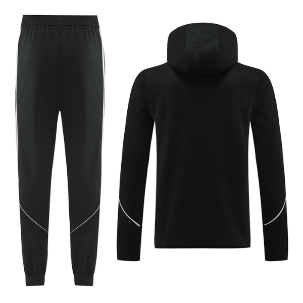 Adidas Cold Set Black and White Coat and Pants
