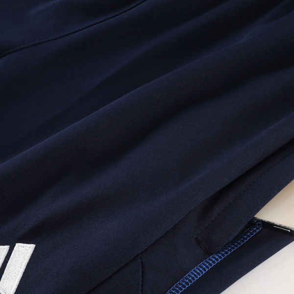 Adidas Blue Cold Set Quarter-Zip Top and Pants