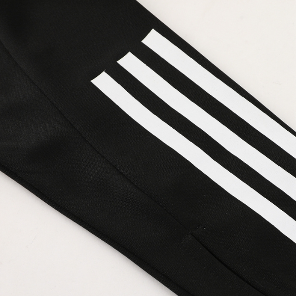 Adidas Black and White Cold Set Quarter-Zip Top and Pants