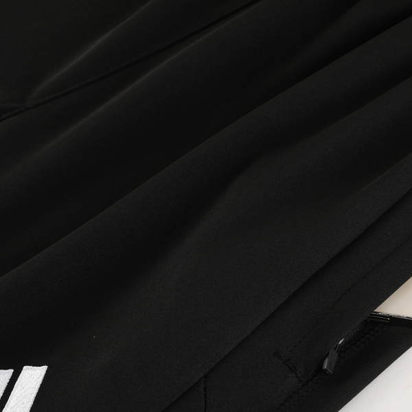 Adidas Black and White Cold Set Quarter-Zip Top and Pants
