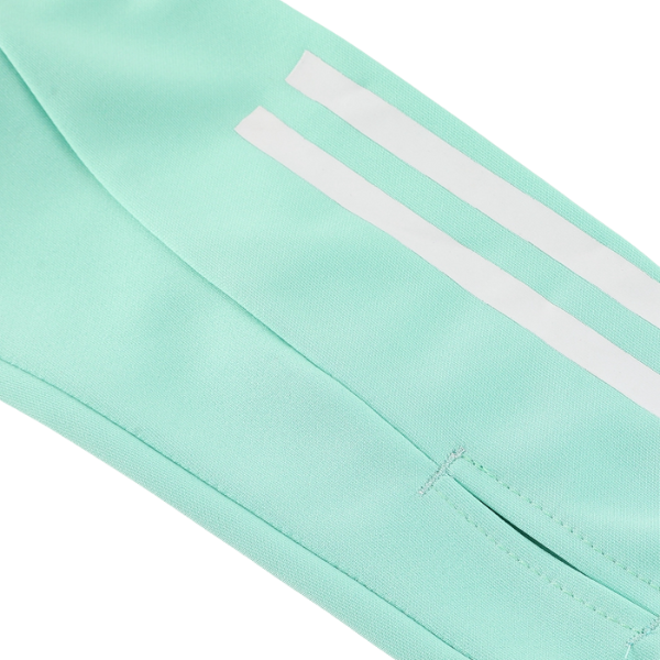 Adidas Green Cold Set Quarter-Zip Top and Pants