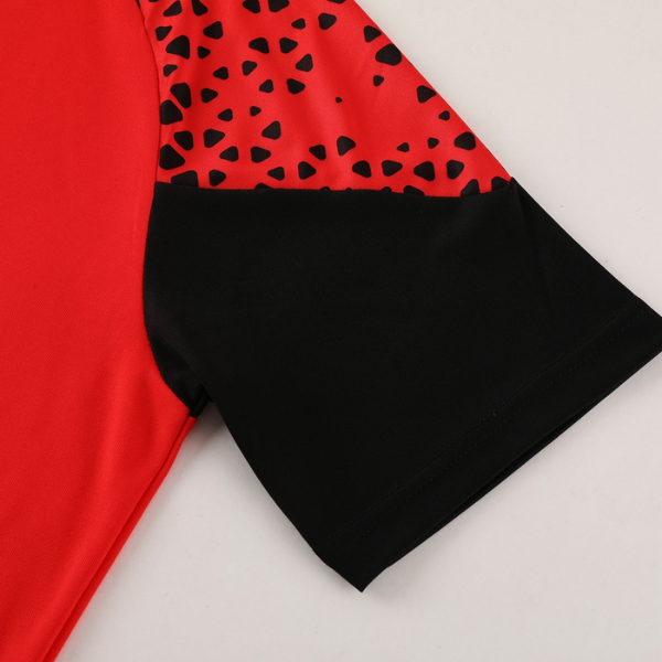 Puma Red and Black Training Set T-Shirt and Pants