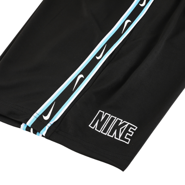 Nike Blue and Black Training Set T-Shirt and Shorts