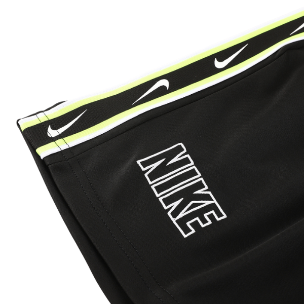 Nike Black and Green Training Set T-Shirt and Shorts