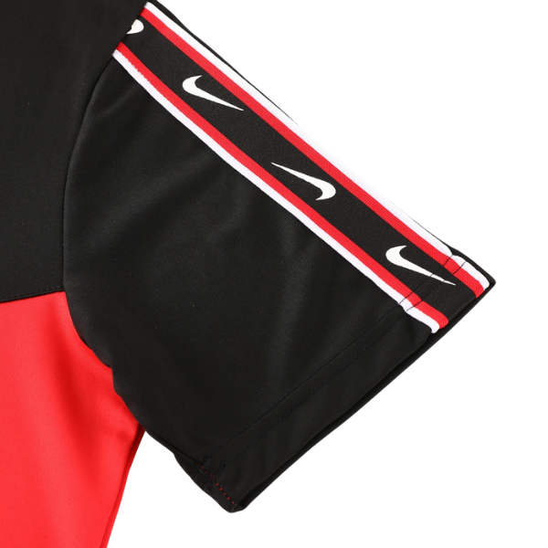 Nike Black and Red Training Set T-Shirt and Shorts