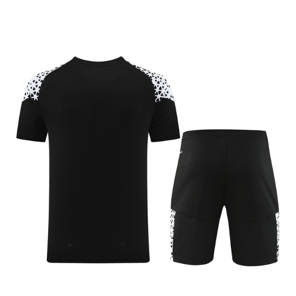 Puma Black and White Training Set T-Shirt and Shorts