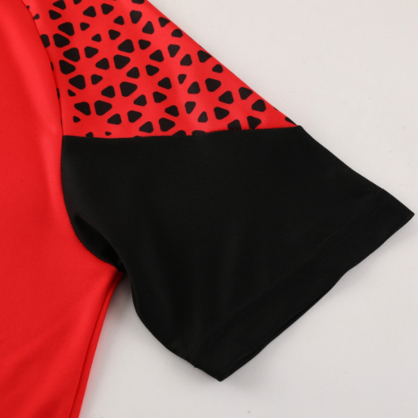 Puma Red and Black Training Set T-Shirt and Shorts