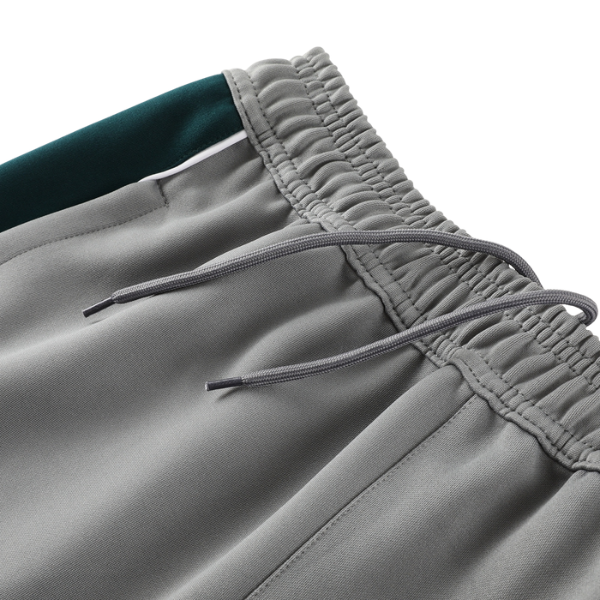 Nike Grey and Green Cold Set Quarter-Zip Top and Pants