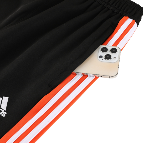Adidas Orange White Black Cold Set Jacket and Pants