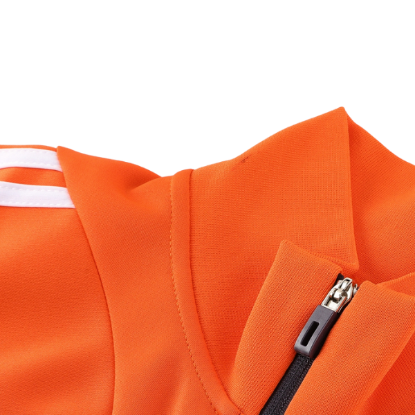 Adidas Orange and Black Cold Set Jacket and Pants