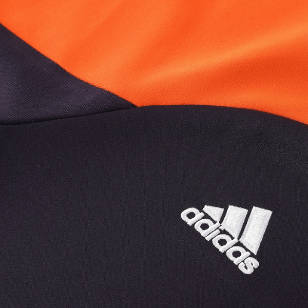 Adidas Orange and Black Cold Set Jacket and Pants