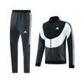 Adidas Black White Grey Cold Set Jacket and Pants