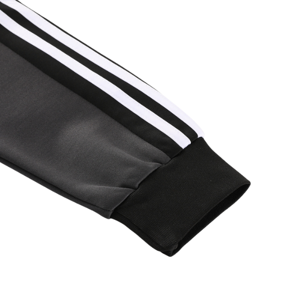 Adidas Black White Grey Cold Set Jacket and Pants