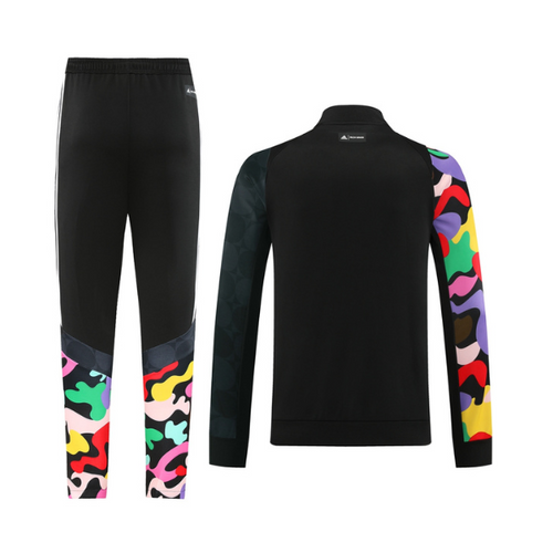 Adidas Black and Colorful II Cold Set Jacket and Pants