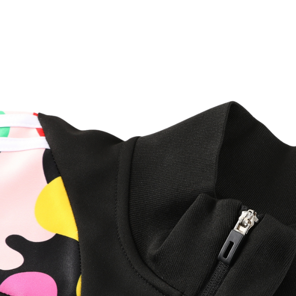 Adidas Black and Colorful II Cold Set Jacket and Pants