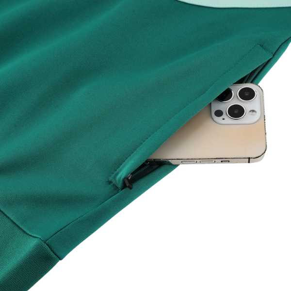 Adidas Green and White Cold Set Jacket and Pants