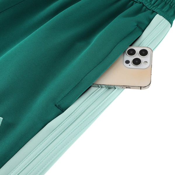 Adidas Green and White Cold Set Jacket and Pants