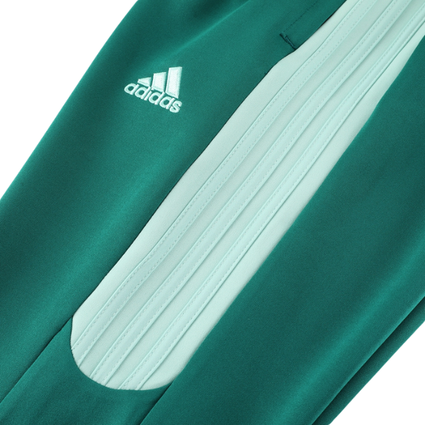 Adidas Green and White Cold Set Jacket and Pants