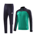 Adidas Green Black Cold Set Jacket and Pants