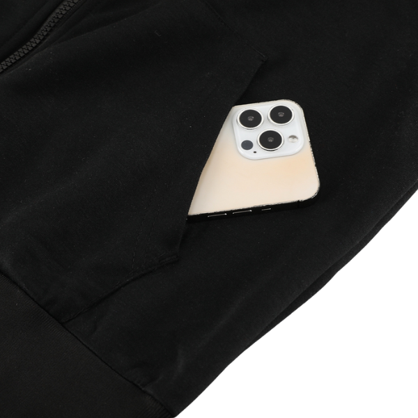 Nike Black Grey and Orange Cold Set Jacket and Pants