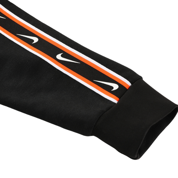 Nike Black Grey and Orange Cold Set Jacket and Pants