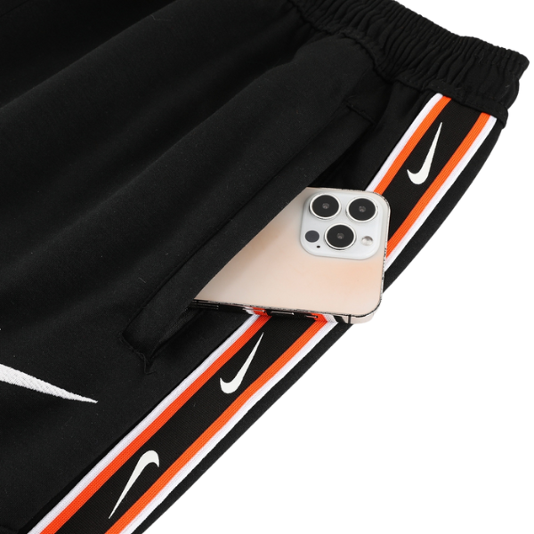 Nike Black Grey and Orange Cold Set Jacket and Pants