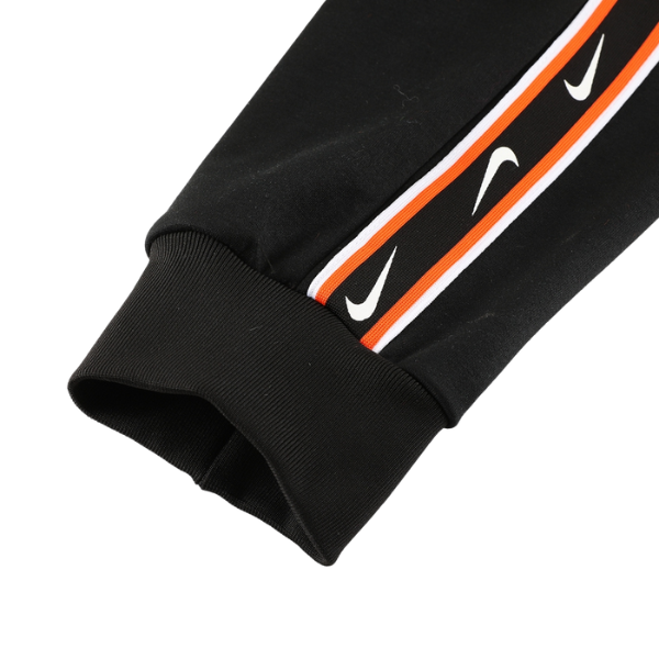 Nike Black Grey and Orange Cold Set Jacket and Pants