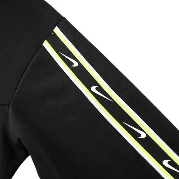 Nike Black and Green Cold Set Jacket and Pants