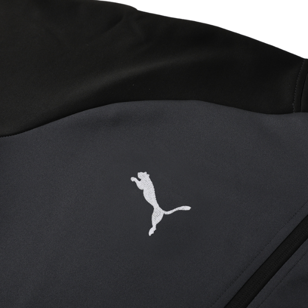 Puma Grey and Black Cold Set Jacket and Pants
