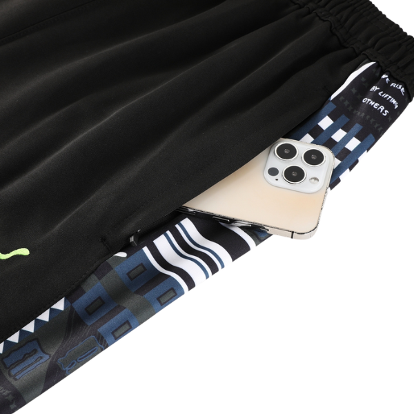 Puma Black White Grey Cold Set Jacket and Pants