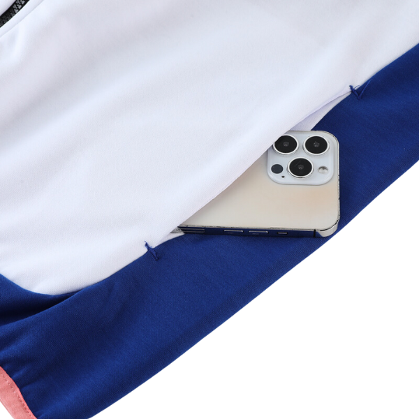 Nike Tech Fleece Blue and White Cold Set Coat and Pants
