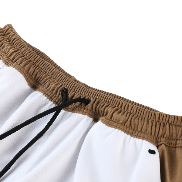 Nike Tech Fleece Brown White Cold Set Coat and Pants
