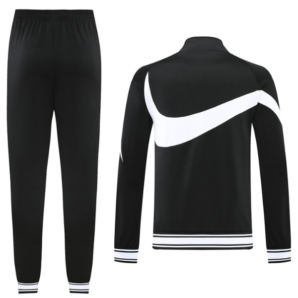 Nike Black and White Cold Set Jacket and Pants