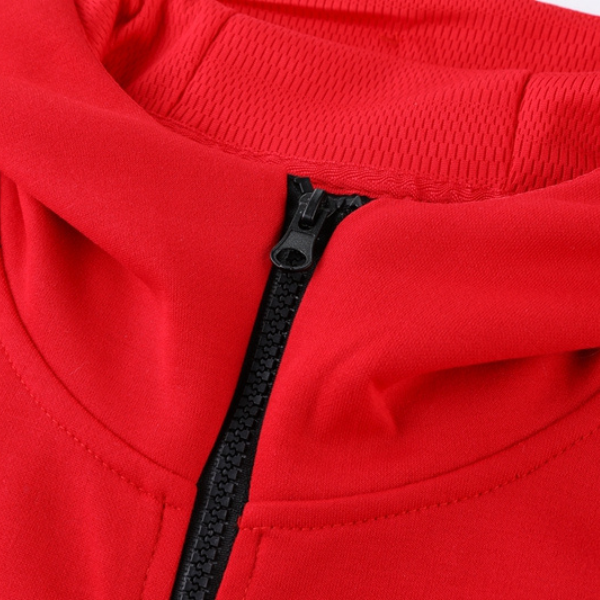 Nike Tech Fleece Red and Black Cold Set Coat and Pants