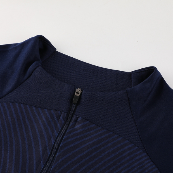 Nike Navy Blue Cold Set Quarter-Zip Top and Pants