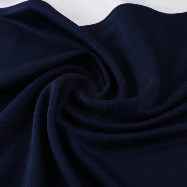 Nike Navy Blue and White Cold Set Quarter-Zip Top and Pants